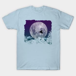 Snowmobile Freestyle - Purple Hue T-Shirt